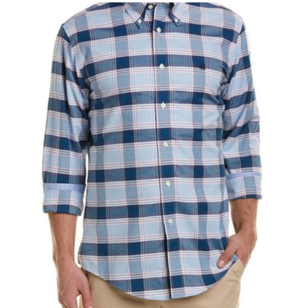Brooks Brothers plaid regent shirt NWT